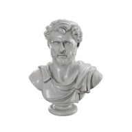 Sculptural bust piece