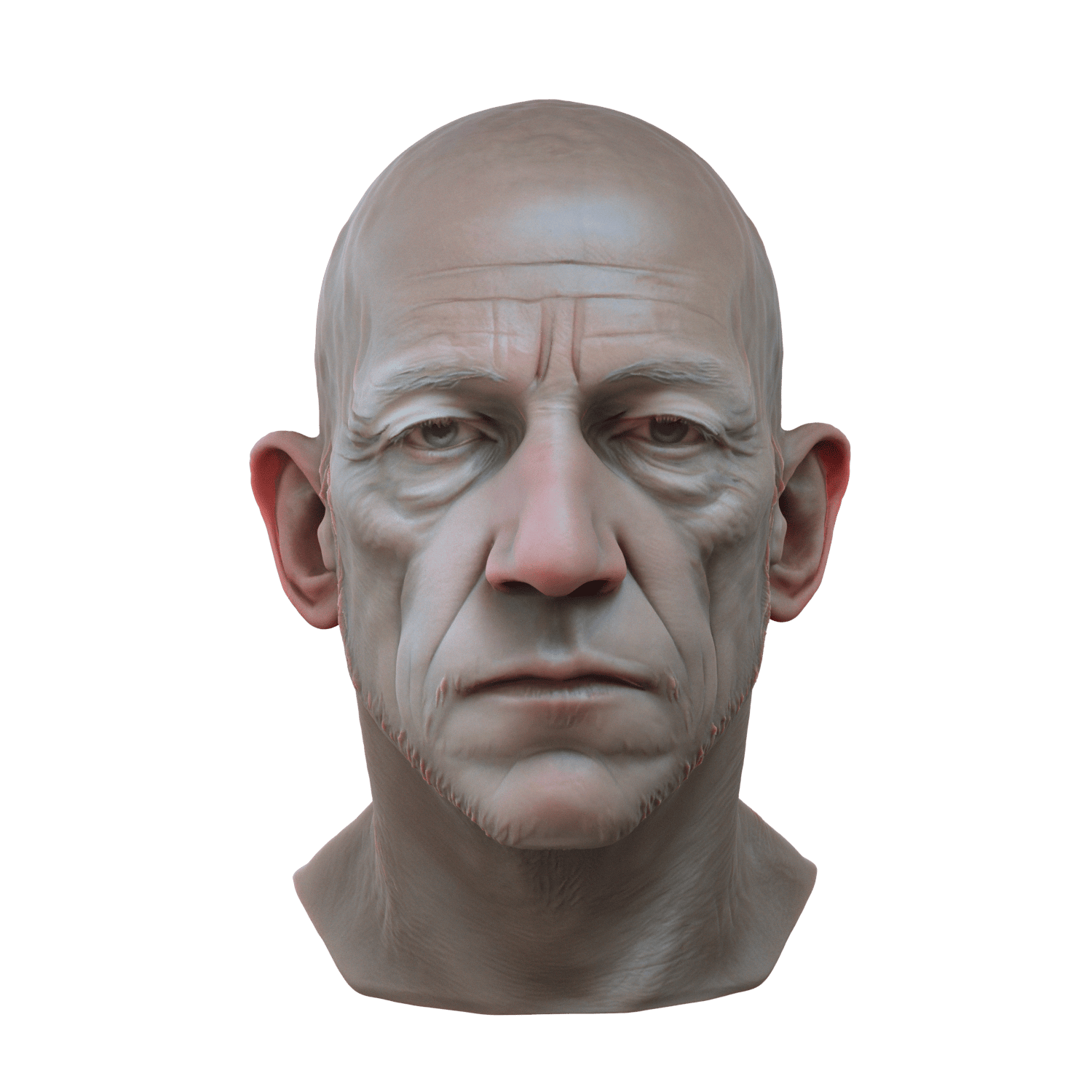 AI generated 3D model from character concept art