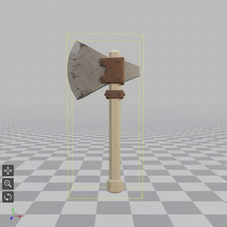 3D Axe Model