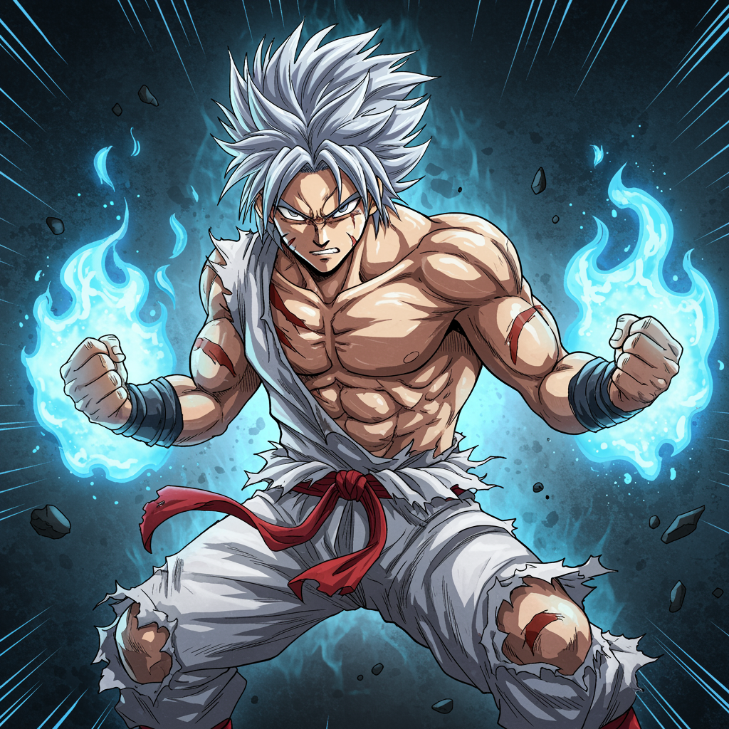 Shōnen anime style example