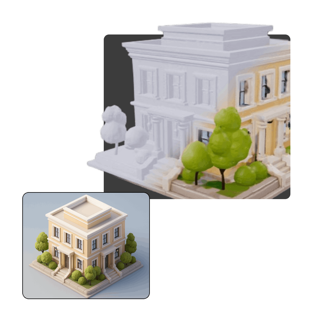 Architectural Visualization with AI 3D Models