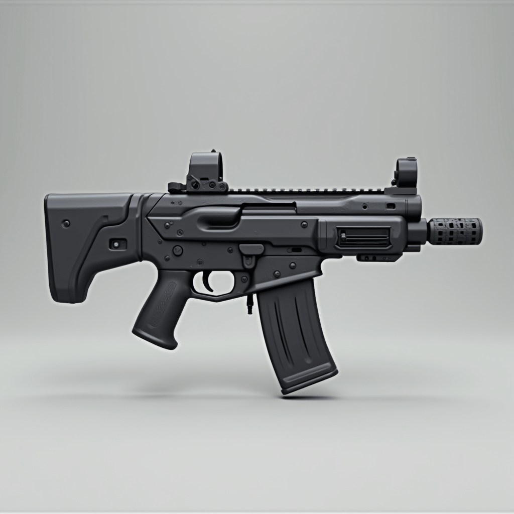 Futuristic Assault Rifle