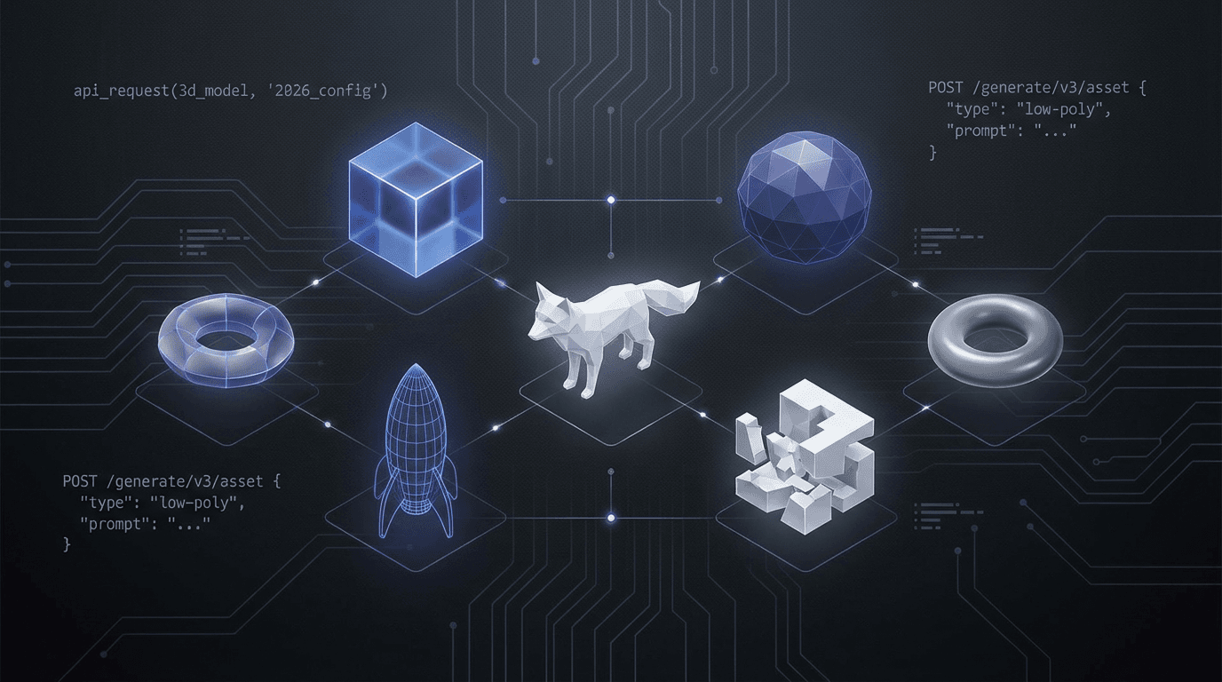 Best 3D Model Generation APIs in 2026